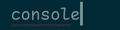 Typing 'console' into Vim with ESLint. Squigglies are much slower than typing.